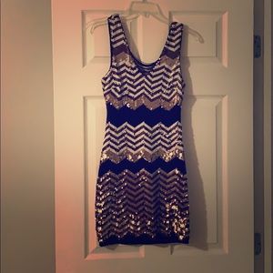 Bebe sequin party dress